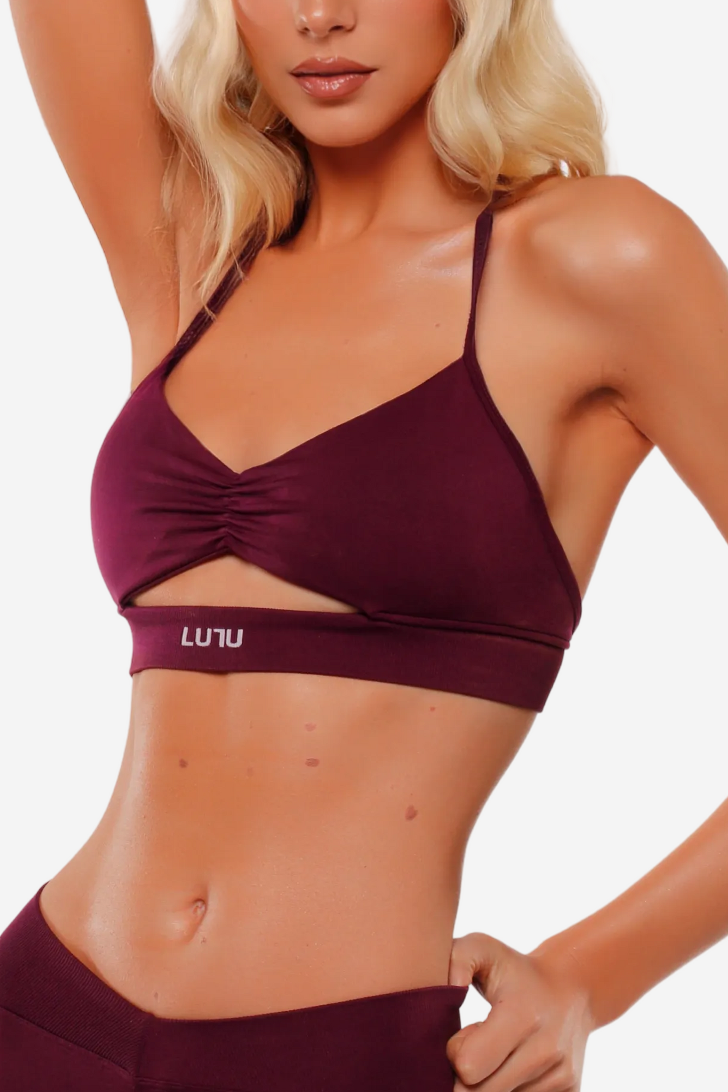 CUT OUT SEAMLESS BRA