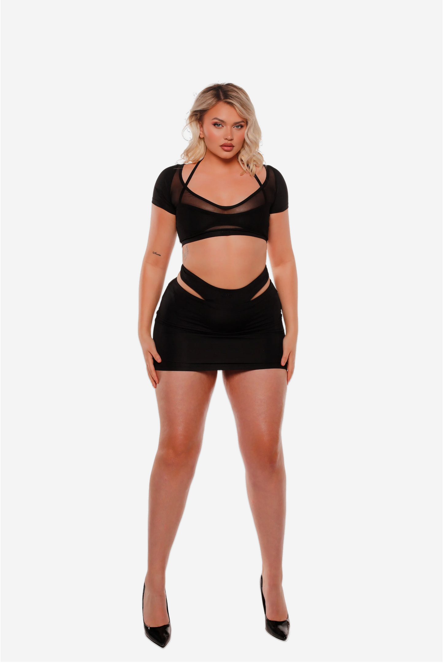 CUT OUT MINISKIRT
