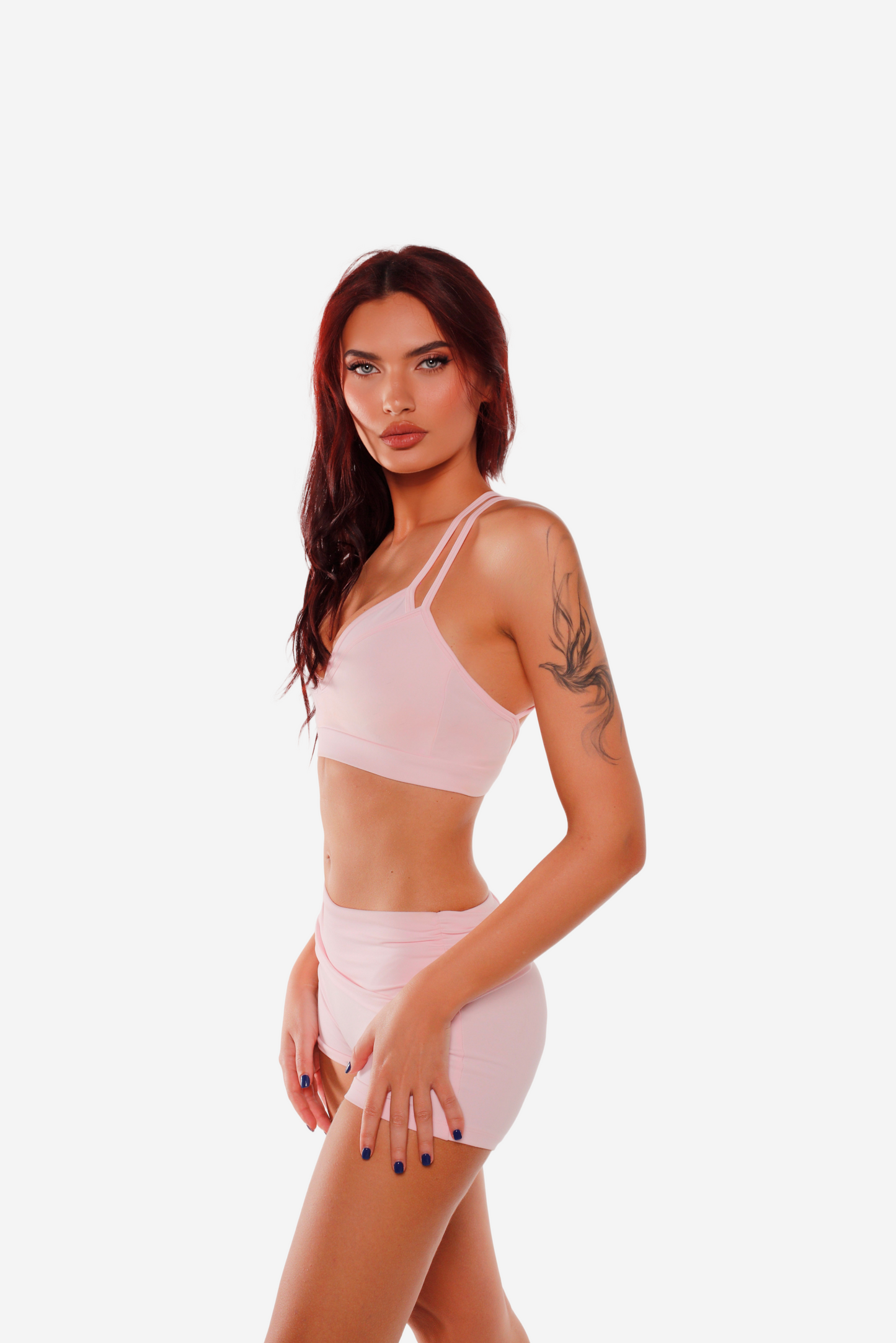 DOUBLE LAYERED CROP TOP