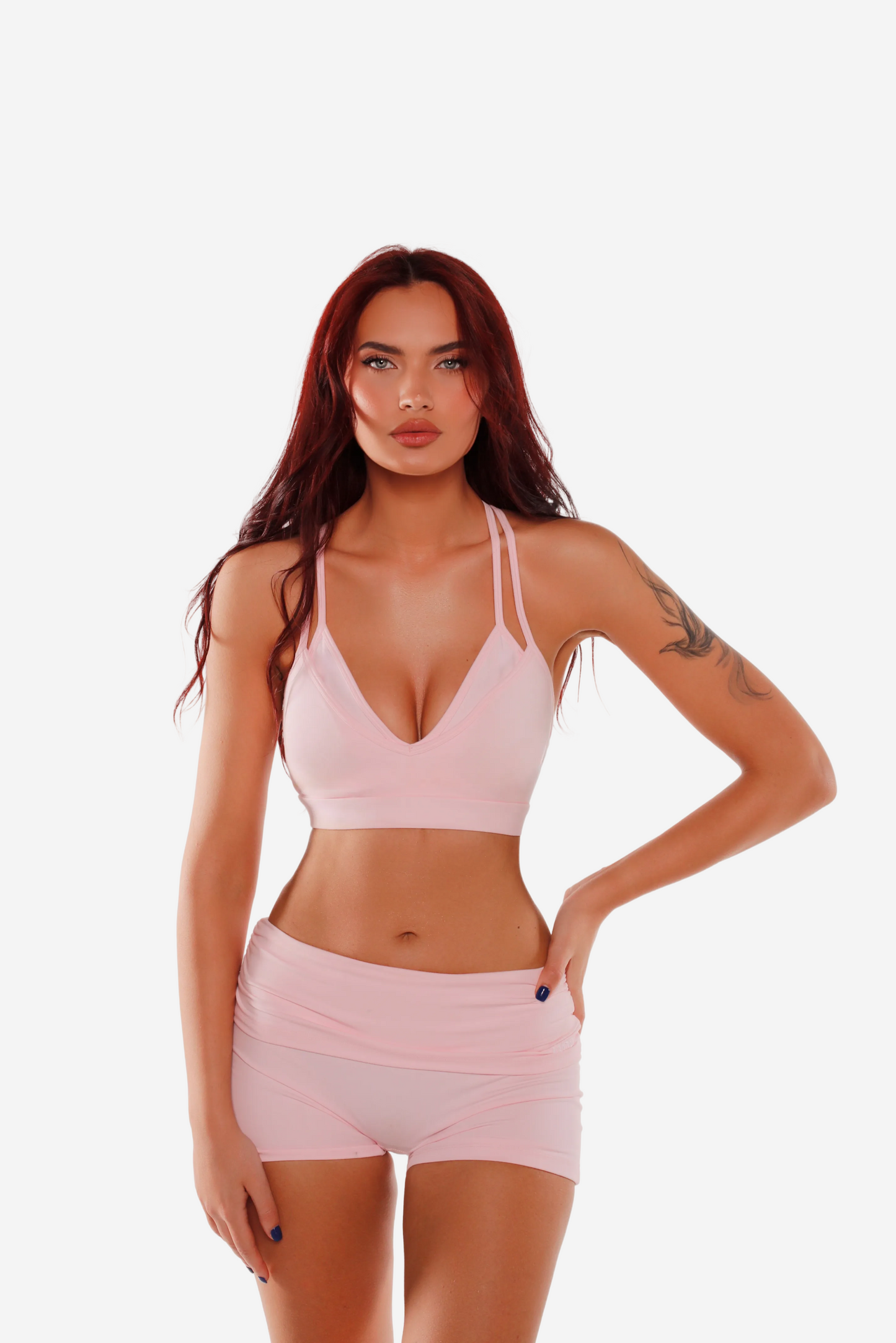 DOUBLE LAYERED CROP TOP
