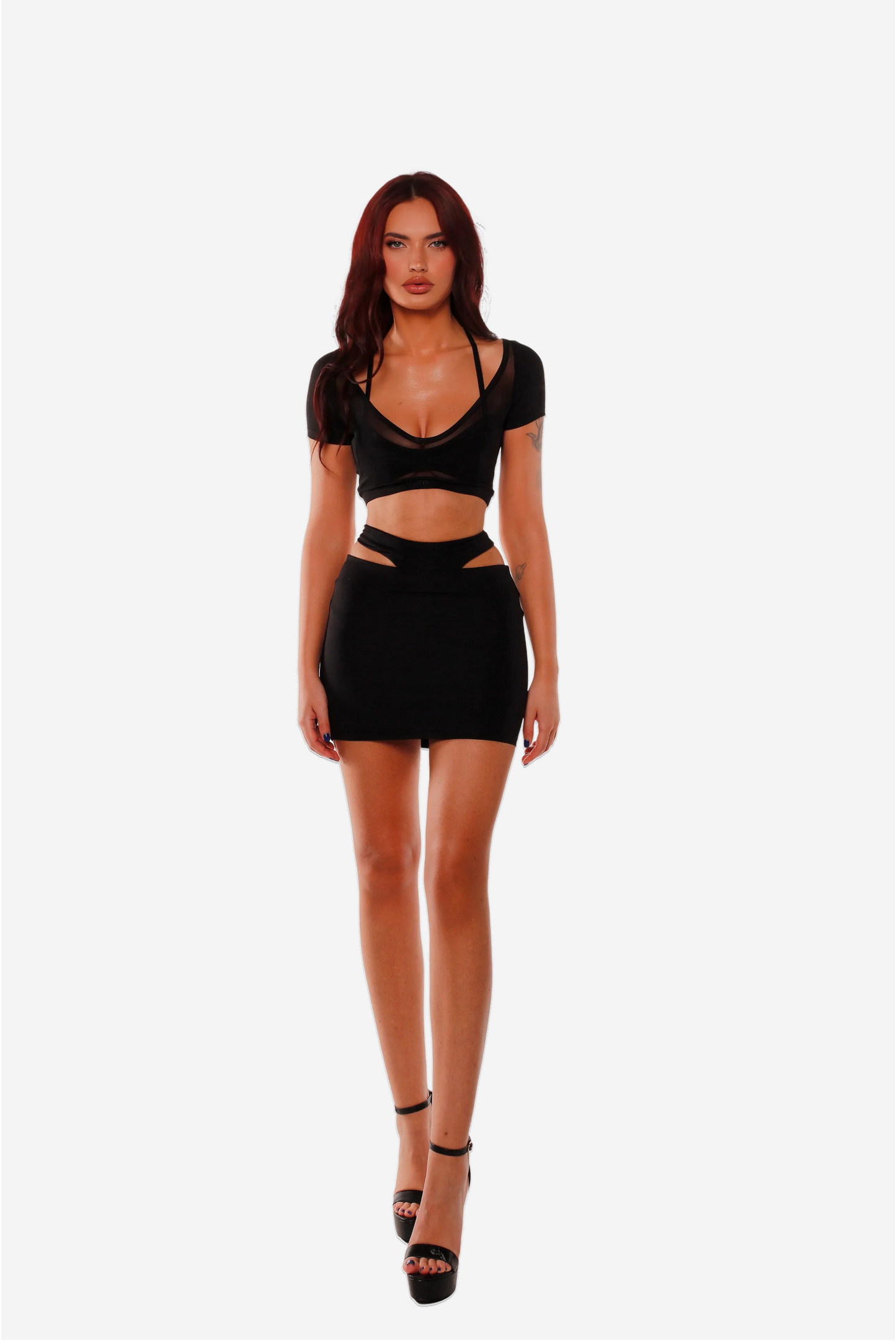 CUT OUT MINISKIRT