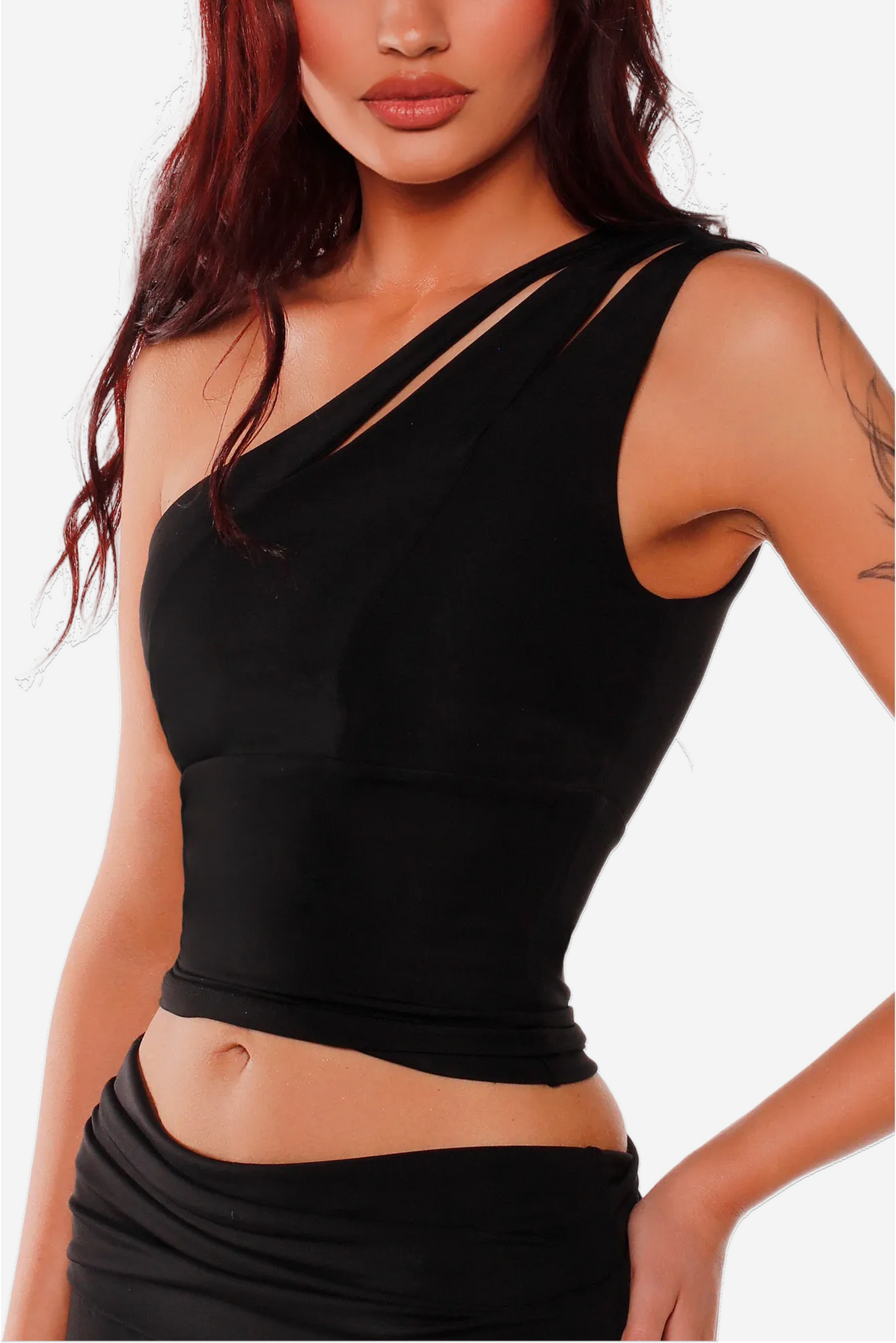 ASYMMETRIC TANK TOP