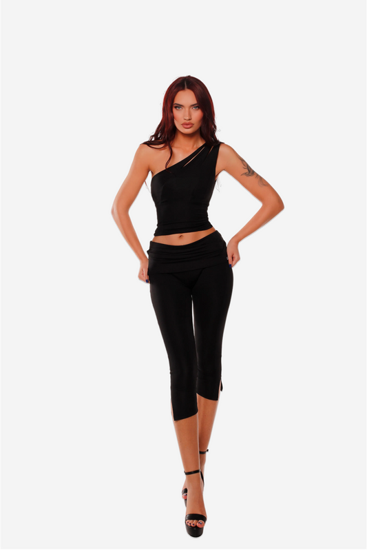 FOLDOVER CAPRI PANTS