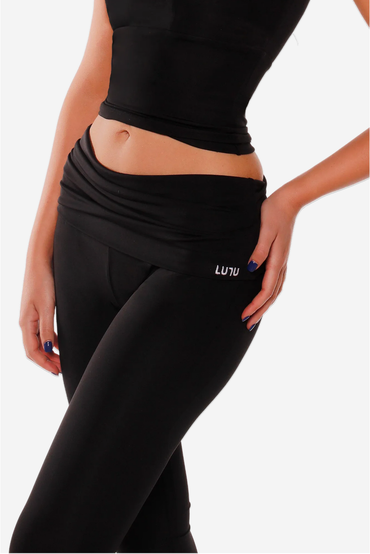 FOLDOVER CAPRI PANTS