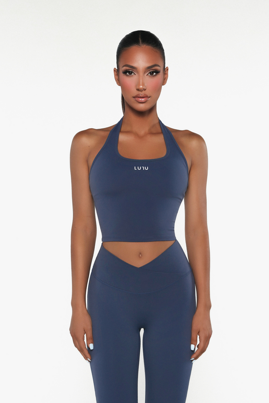 SUNSET HALTER TOP