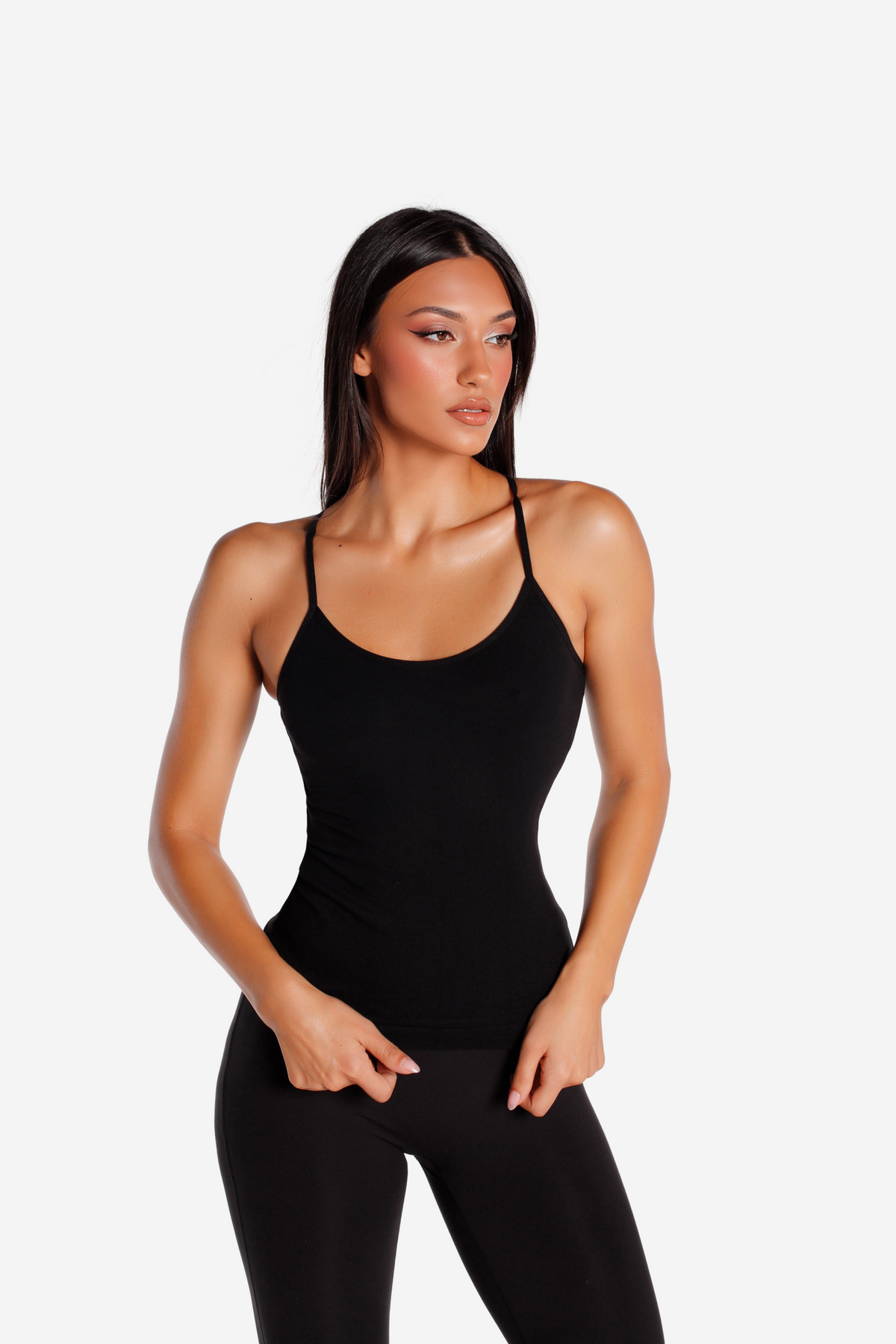 Black Lace Tank Top