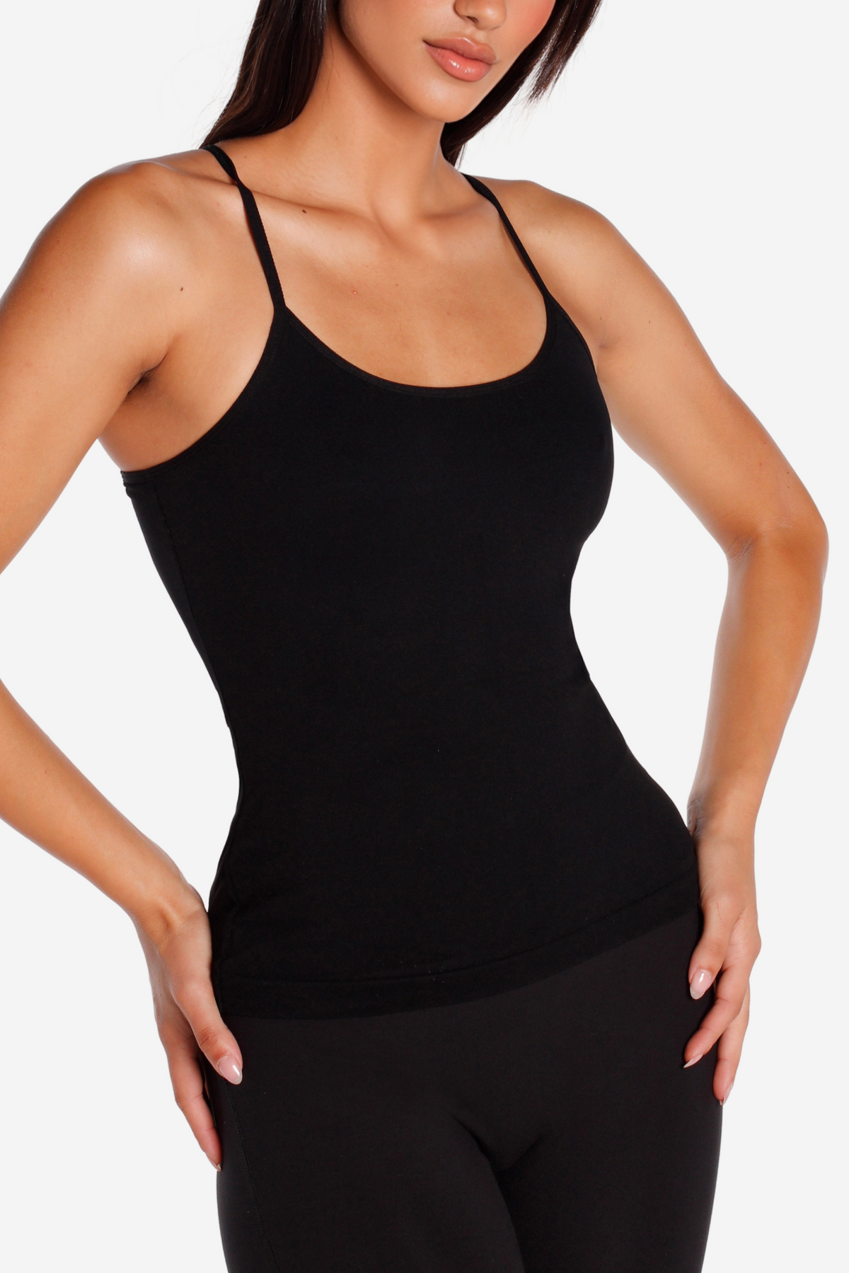 Black Lace Tank Top